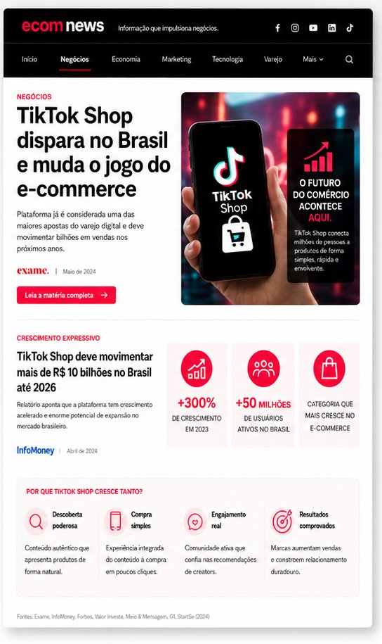 TikTok Shop dispara no Brasil e muda o jogo do e-commerce