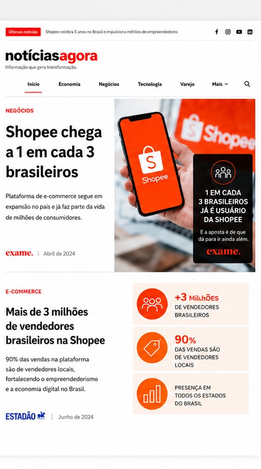 Shopee chega a 1 em cada 3 brasileiros